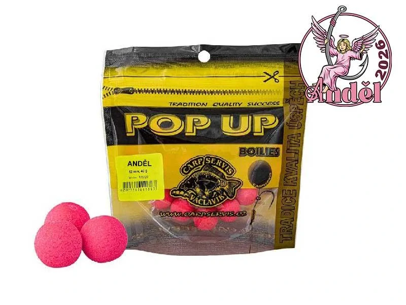 CSV Pop Up Boilies - 40g/10,12mm Anděl