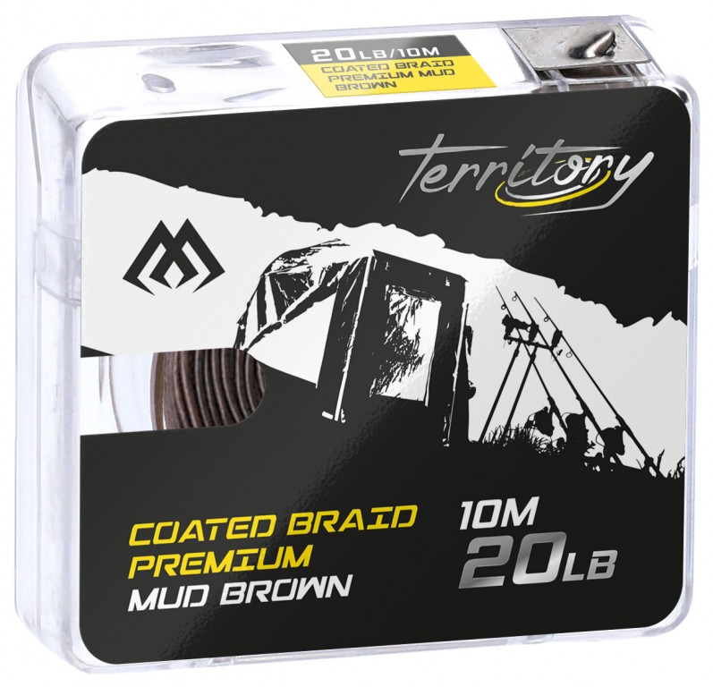 Potápivá šňůrka-Fast Sinking Premium Braid 10m 1ks 20lbs Hnědá-camo