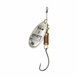 DAM Effzett® třpytka Singlehook Spinner #1 Silver