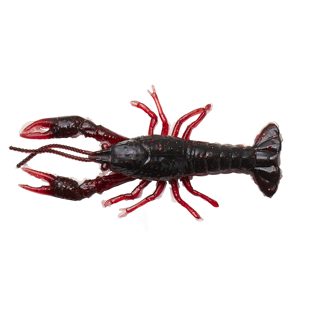 Savage Gear nástraha NED Craw 6.5cm 2,5g Floating 4 ks - Black & Red