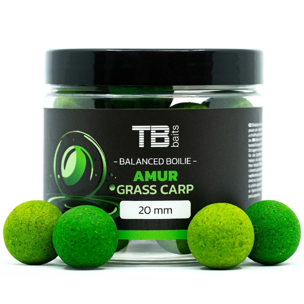 TB Baits Vyvážené Boilie Balanced + Atraktor 100g Amur Ø24mm