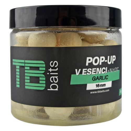 TB Baits Plovoucí Boilie Pop-Up Squid 65g White Garlic + NHDC Ø16mm