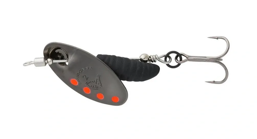Savage Gear třpytka Grub Spinners 1 3,8g - Black Red Black