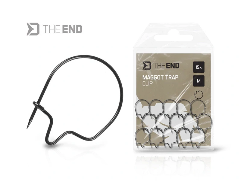 Klip na červy Delphin TheEND Maggot Trap / 15ks M