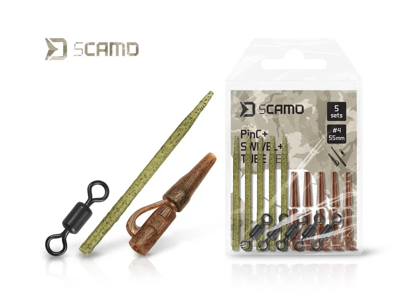 Set Delphin sCAMO PinC + Swivel + Tube / 5 setů #4