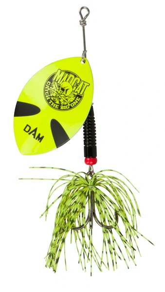 MADCAT třpytka Big Blade Spinner 55g 3/0 Fluo Yellow