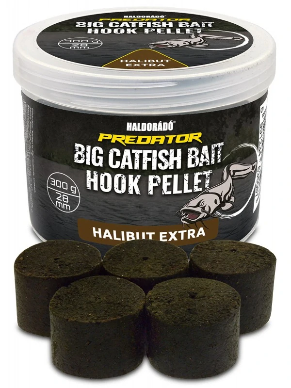 Haldorádó Pelety Catfish Bait Hook Pellet 300g 28mm Halibut Extra