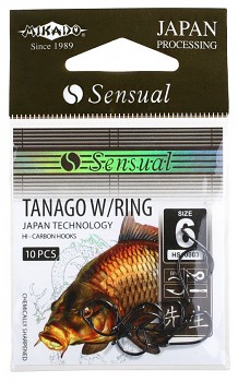 Háčky SENSUAL - TANAGO očko - 10 ks vel. 4