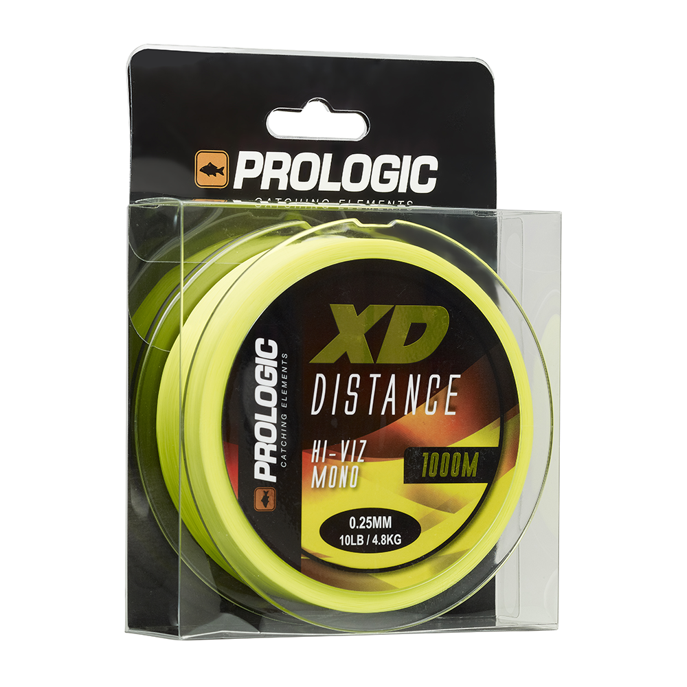 Prologic vlasec XD Distance Mono 1000m Hi-Viz Yellow