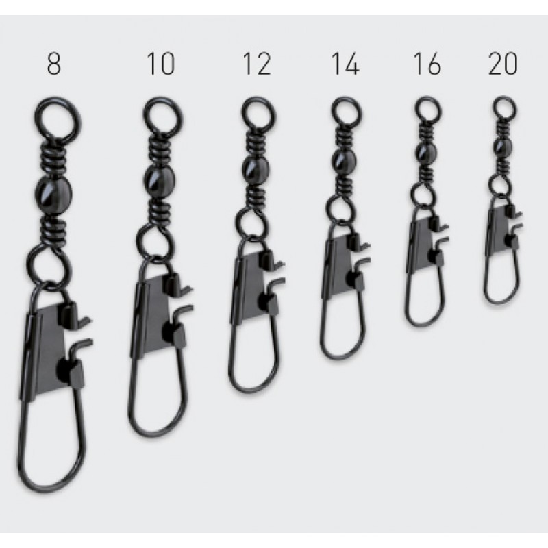 Suretti Karabinka s obratlíkem 10ks vel.10 14kg