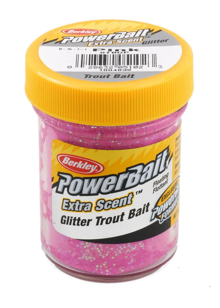 Berkley těsto na pstruhy PowerBait Select Trout  - Salmon Red with Glitter 