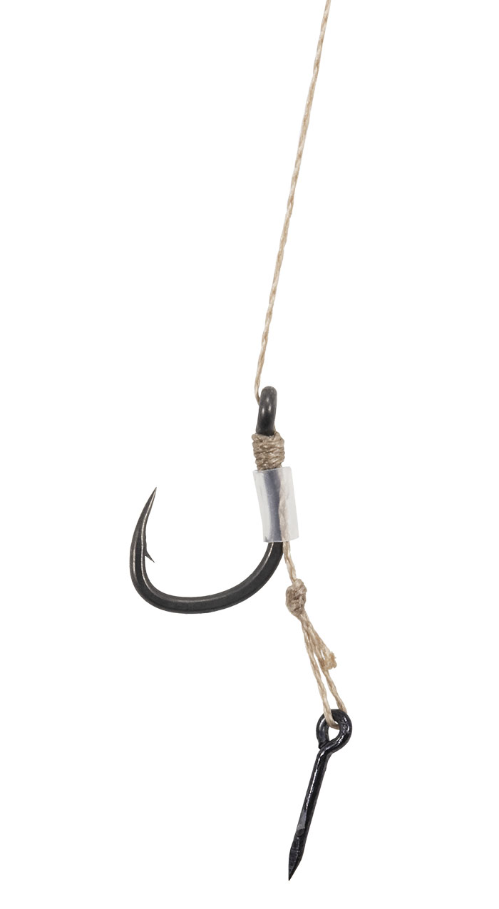 Mikado Návazec MF - MF14 s jehlou - háček s protihrotem #4 / pletená šňůra: 0.18mm/10cm - 8 ks