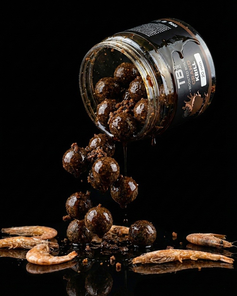 TB Baits Boosterované Boilie Grand Krill 120g 