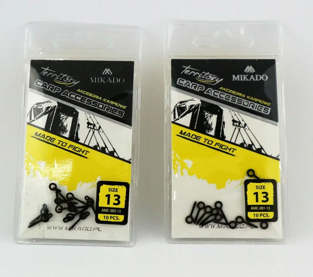 Vrut na boillies kov s kroužkem Boilies Screw 10 ks