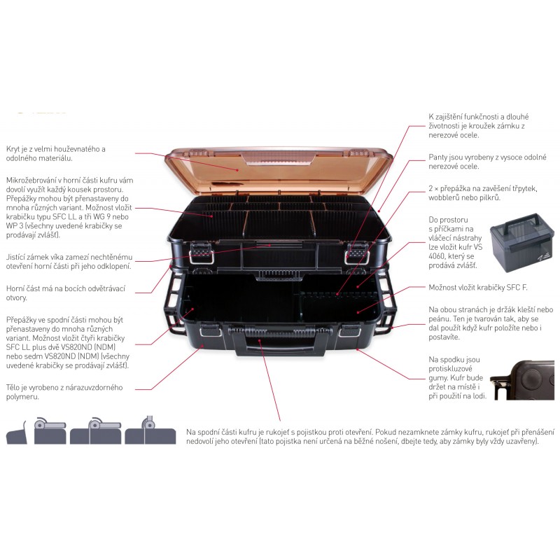 Kufr VS 3080 ČERNÝ