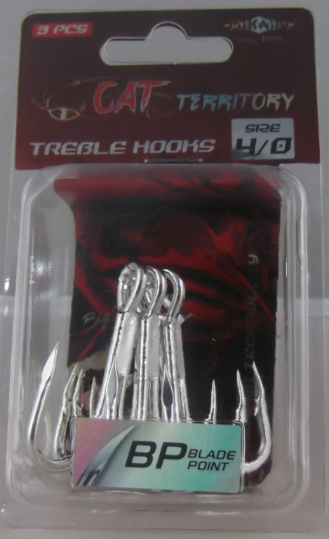 Trojháčky - CAT TERRITORY - vel. 4/0 - 3 ks