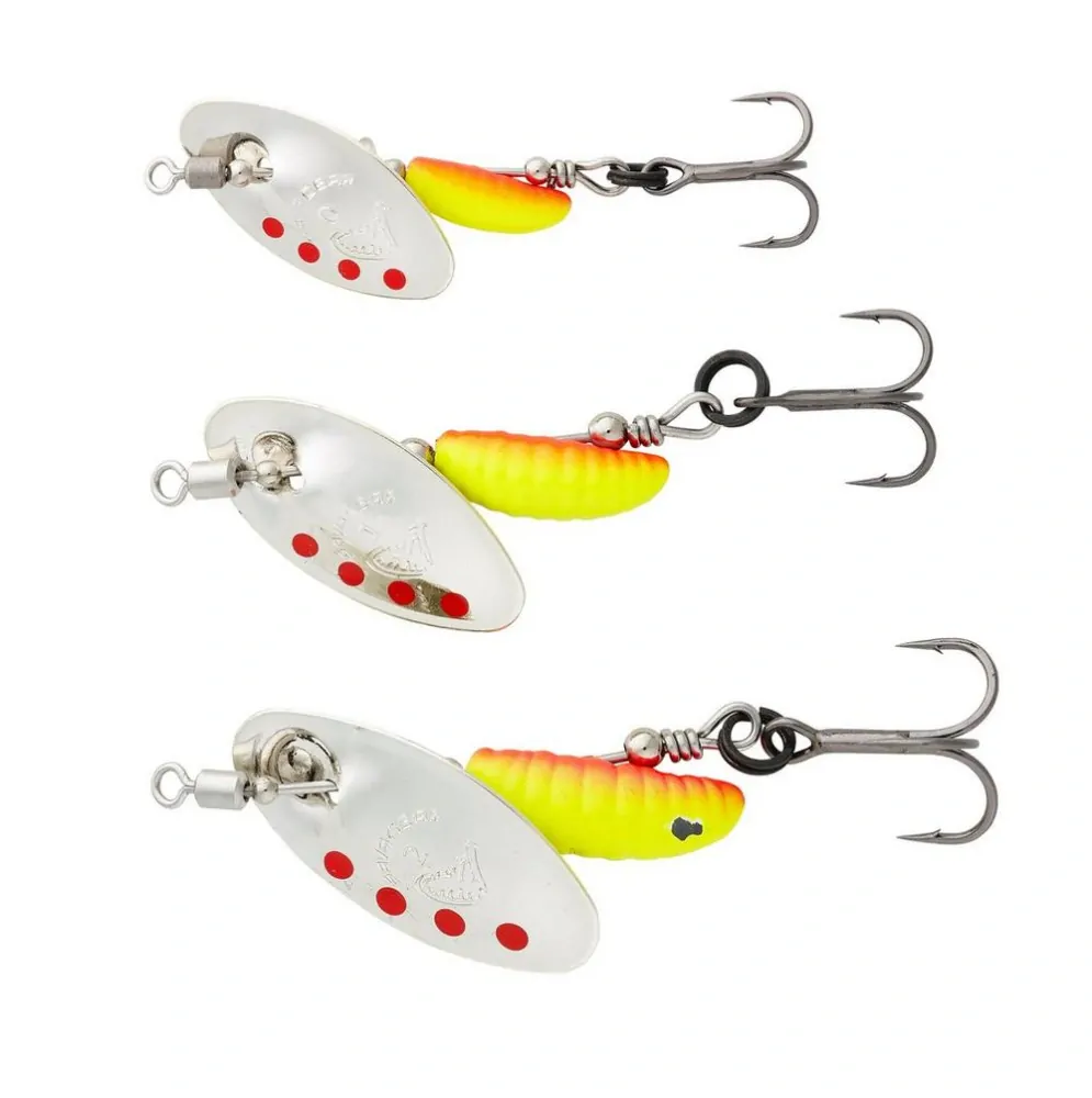 Savage Gear třpytka Grub Spinners 0 2,2g - Copper Red Yellow