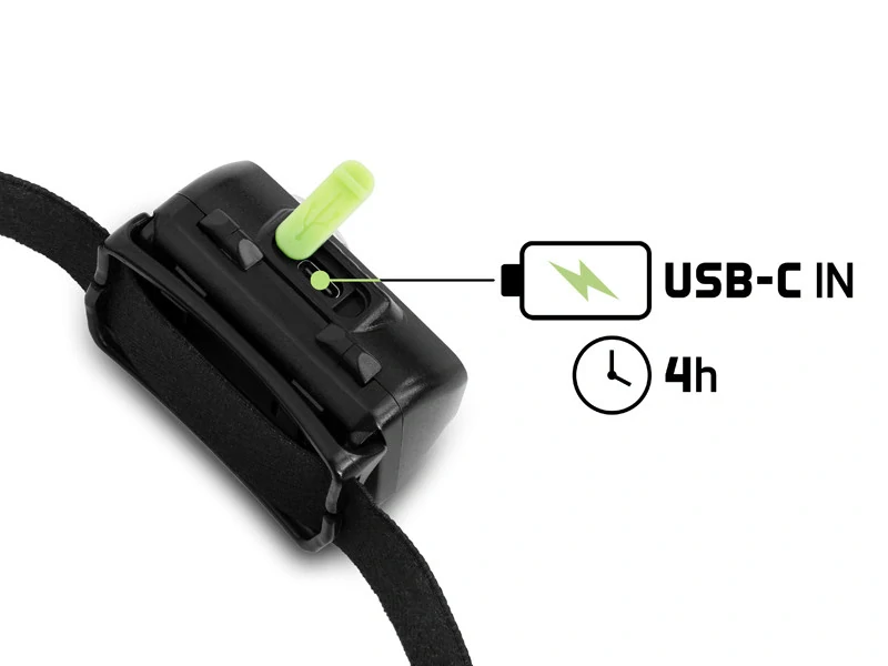 Čelová lampa Delphin ORBIX 5W/1200mAh