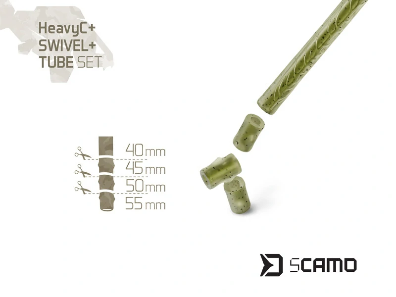 Set Delphin sCAMO HeavyC + Swivel + Tube 5 setů #4