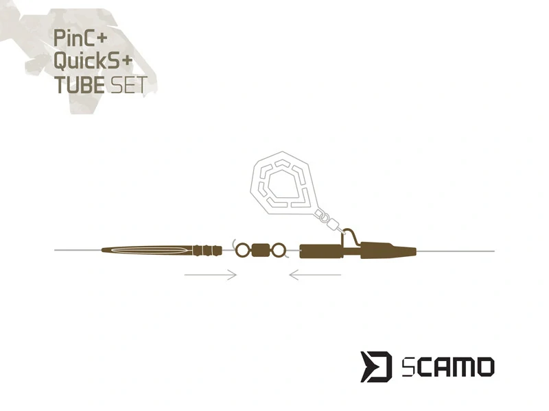 Set Delphin sCAMO PinC + QuickS + Tube 5 setů #4