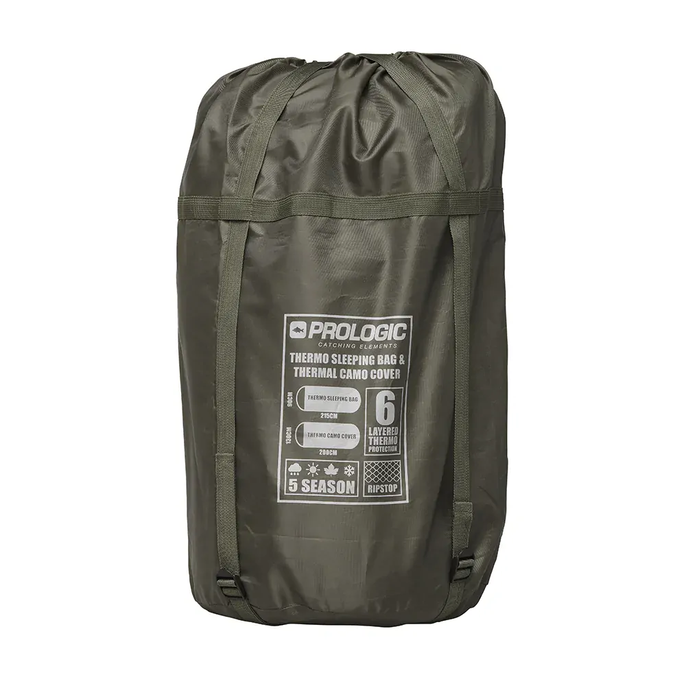 Prologic spacák Element Comfort S/Bag & Thermal Camo Cover 5 Season 215x90cm