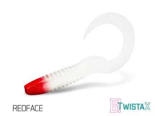 Delphin gumová nástraha TwistaX Eeltail UVs 6cm 5ks RedFACE