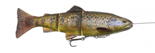 4D LINE THRU TROUT 15cm 35g Dark Brown Trout