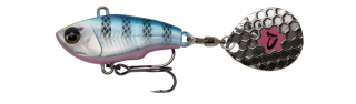 Savage Gear Fat Tail Spin 8cm 24g Blue Silver Pink