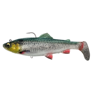 SG 4D Rattle Shad Trout 12,5cm 35g Sinking Green Silver