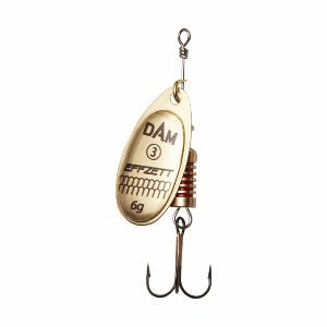 DAM třpytka Effzett® Standart Spinner #1 Gold