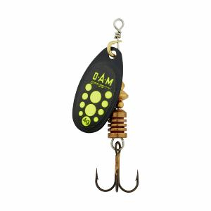 DAM třpytka Effzett® Standart Spinner #2 Black Yellow