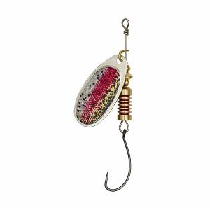 DAM Effzett® třpytka Singlehook Spinner #3 Rainbow Trout