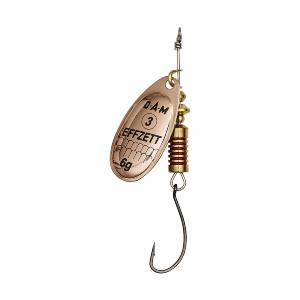DAM Effzett® třpytka Singlehook Spinner #3 Copper