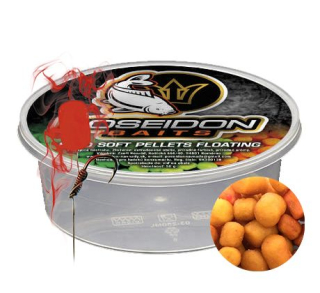 Poseidon Baits Smoke Soft Pellets 50g Vanilka