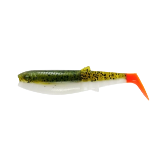 Savage Gear nástraha Cannibal Shad 6,8cm 3g - Olive Hot Orange