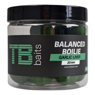 TB Baits Vyvážené Boilie Balanced + Atraktor Garlic Liver 100g Ø20mm