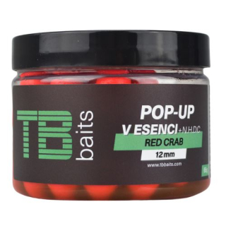 TB Baits Plovoucí Boilie Pop-Up 65g Red Crab + NHDC Ø12 mm