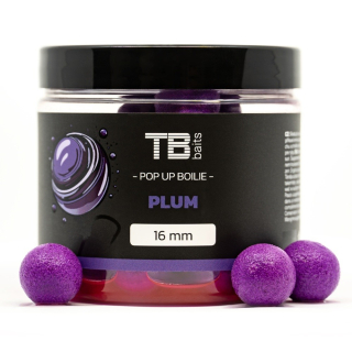 TB Baits Plovoucí Boilie Pop-Up 65g Plum + NHDC Ø16mm