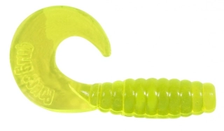 Berkley twister PowerBait® Power Grubs® 5cm Chartreuse