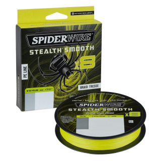 Spider Wire® Pletená šňůra Stealth® Smooth x8 300m Hi-Vis Yellow 