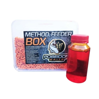 Poseidon Baits Method Feeder Box 1kg + booster