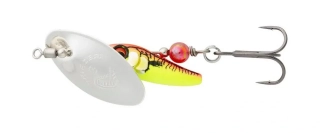 Savage Gear třpytka Sticklebait Spinner 2 7,3g - Silver Red Yellow