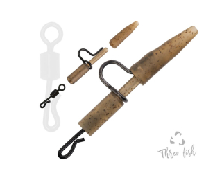 Zfish Závěska Heavy Duty Clip & Tail Rubber + QC