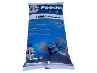 MVDE vnadící směs Feeder Turbo Black 1kg