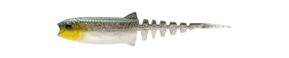Savage Gear gumová nástraha Cannibal Minnow V-Tail 10cm 6.5g Green Silver