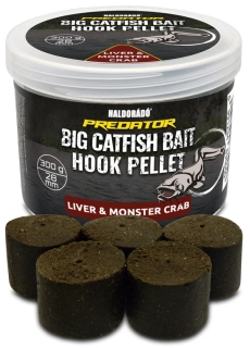 Haldorádó Pelety Catfish Bait Hook Pellet 300g 28mm Liver/Monster Crab