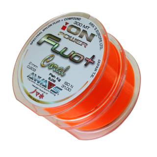 AWA'S ION Power Fluo+ Coral - 2x300m/600m 0,286mm