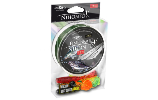 NIHONTO FINE BRAID 030 150M Zelená Nosnost : 29.60kg