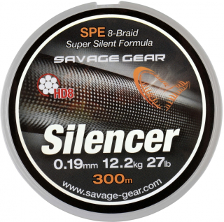 Savage Gear HD8 Silencer Braid 120m Green - 0,09mm