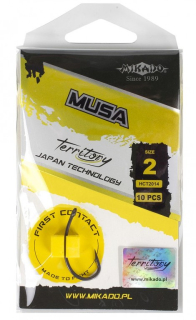 Háčky - TERRITORY potažené T - MUSA - 10 ks vel. 4